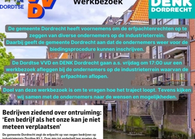 Werkbezoek met VVD bij de ondernemers