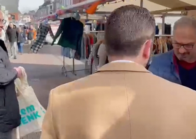 Verkiezingsmarkt met Stephan van Baarle