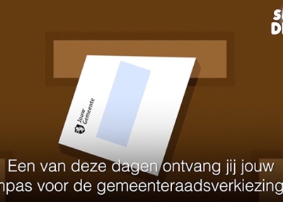 Een van deze dagen ontvang jij jouw stempas voor de gemeenteraadsverkiezingen